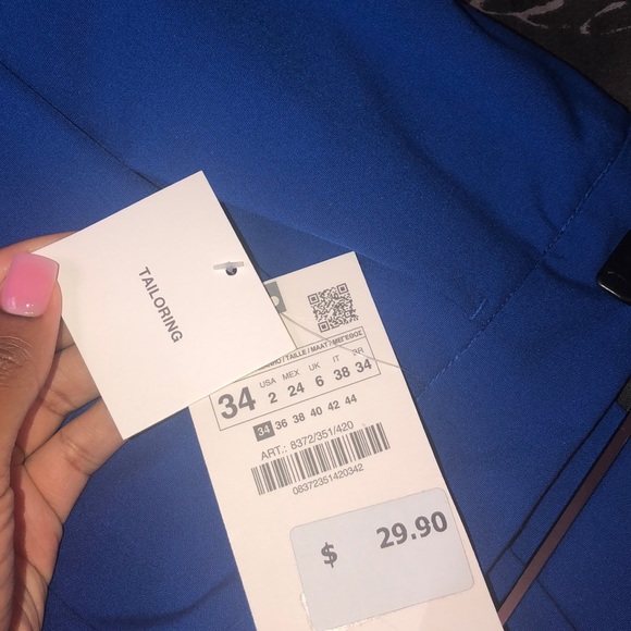 Zara Basic Ankle Pants - Picture 5 of 8